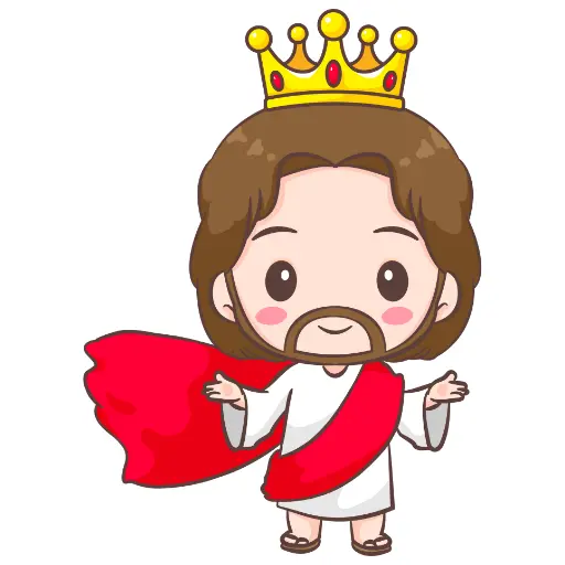 imagem de Jesus com uma coroa